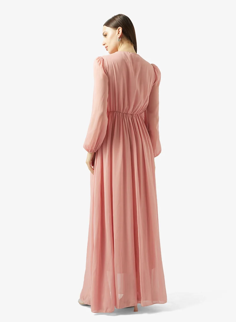 ايلا Puff Sleeve Dress